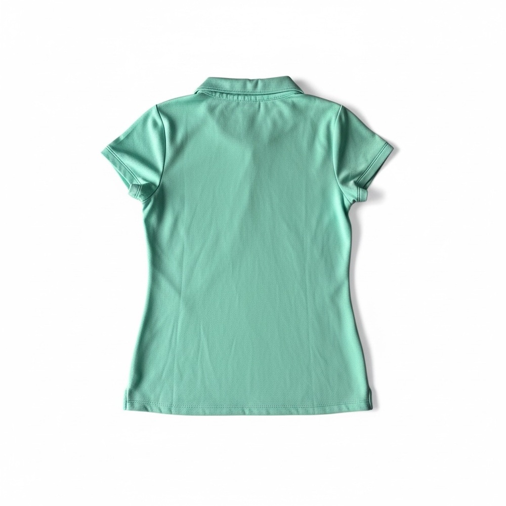 PGA Tour Women’s Medium Performance Golf Polo Mint Green Athletic Top - Picture 2 of 7